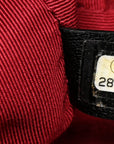 Goatskin Quilted CHNL 19 Waist Bag Black