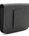 Epsom Lizard Constance Slim Wallet Black