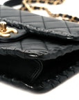 Calfskin Braided Mini My Own Frame Flap Black