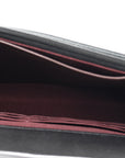 Lambskin Quilted Wallet On Chain WOC Black