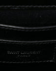 Grain De Poudre Medium Classic Monogram Kate Satchel Black White