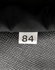 Tessuto Nylon Saffiano Carry On Travel Bag Black