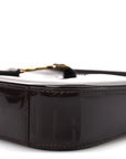 Patent Calfskin Le 5 A 7 Mini Hobo Spicy Chocolate