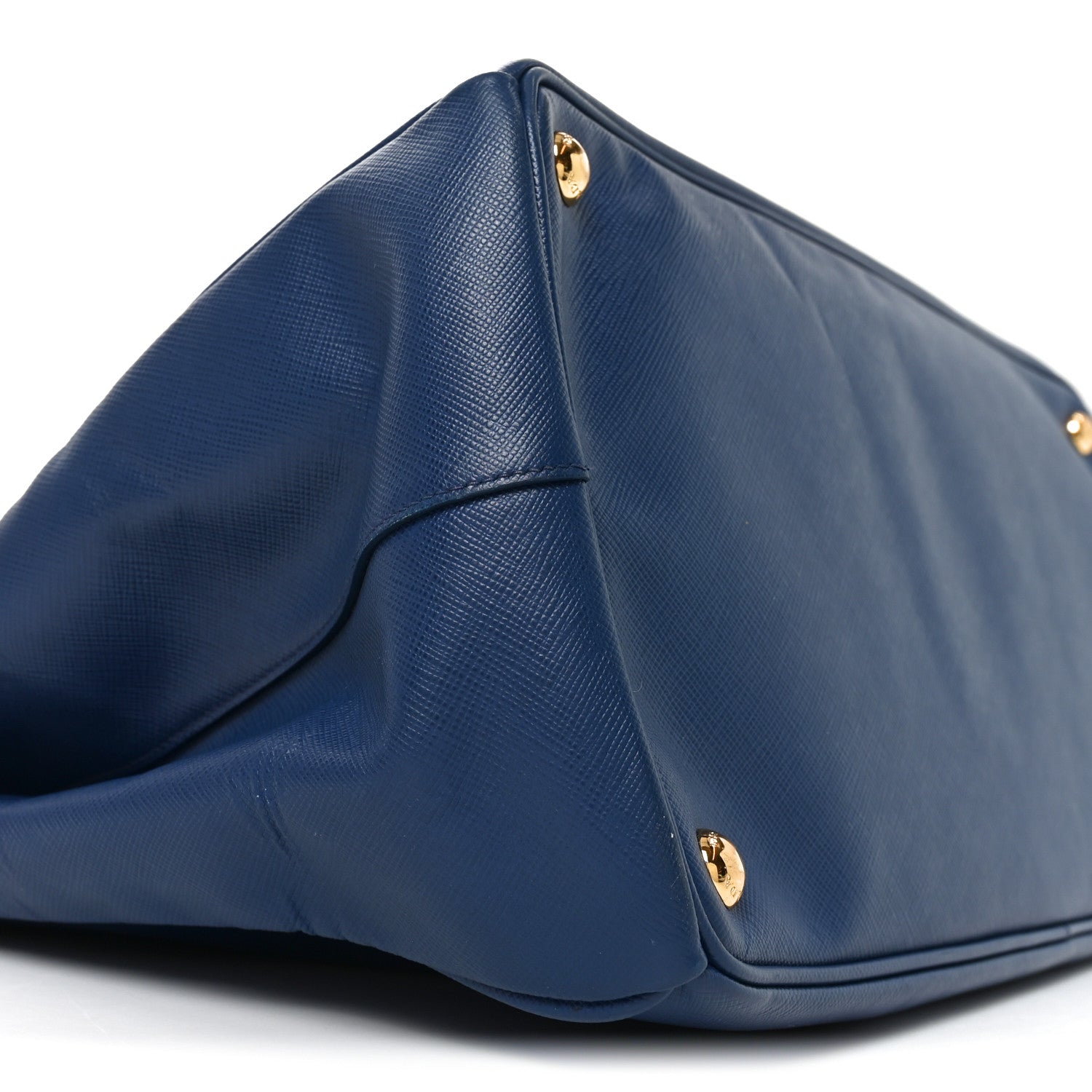 Saffiano Large Galleria Double Zip Tote Bluette
