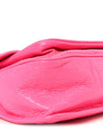Crinkled Calfskin Matelasse Monogram Medium Niki Chain Satchel Rose Glow