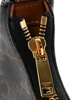 Triomphe Canvas Calfskin Ava Shoulder Bag Tan