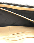 Metallic Heritage Grain Penrose Bow Continental Wallet Gold