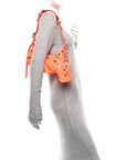 Agneau Arena Le Cagole Shoulder Bag XS Orange