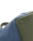 Taurillon Clemence Casaque Picotin Lock 22 MM  Bleu Thalassa Canopee