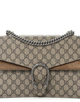 GG Supreme Monogram Medium Dionysus Shoulder Bag Taupe