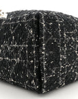 Tweed Cannage Small Vertical Toujours Black