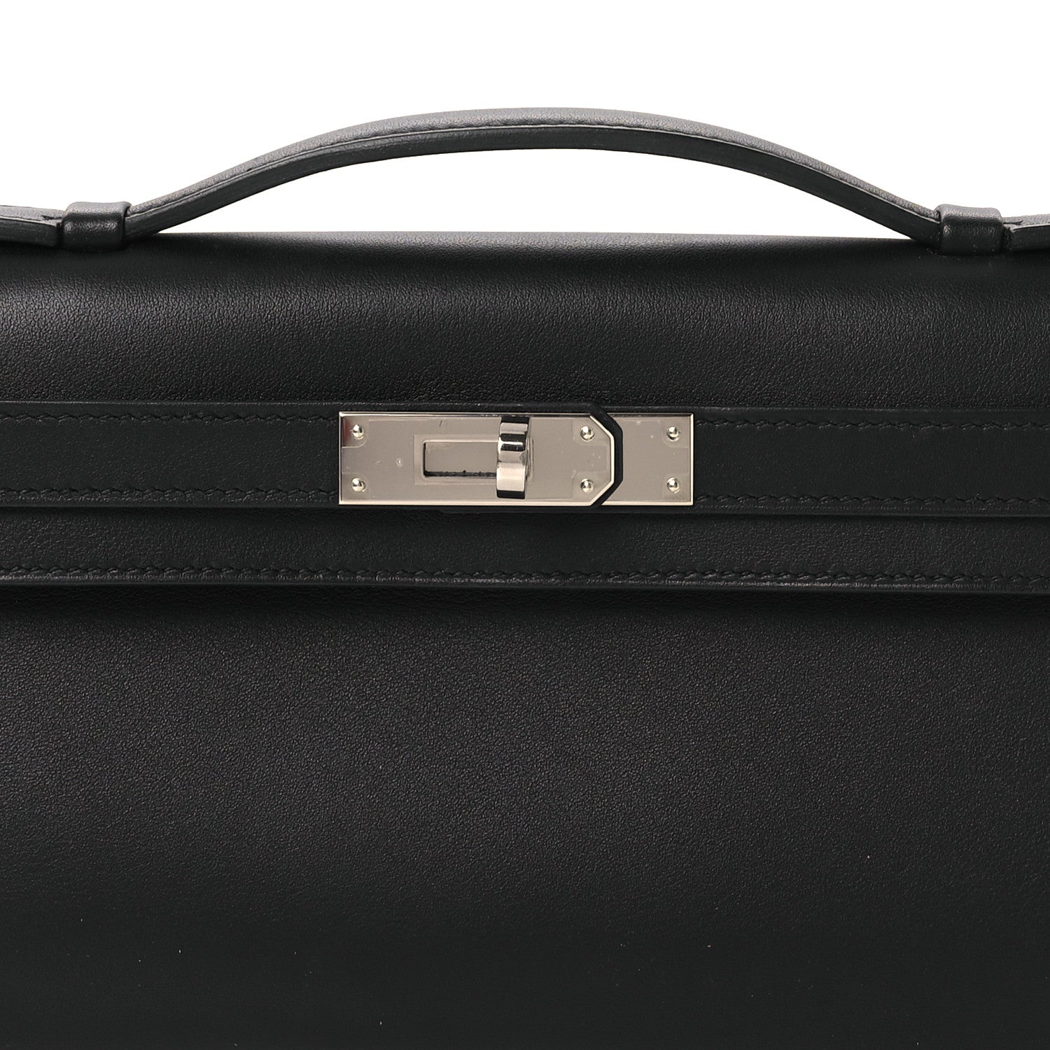 Swift Kelly Cut Clutch Pochette Black