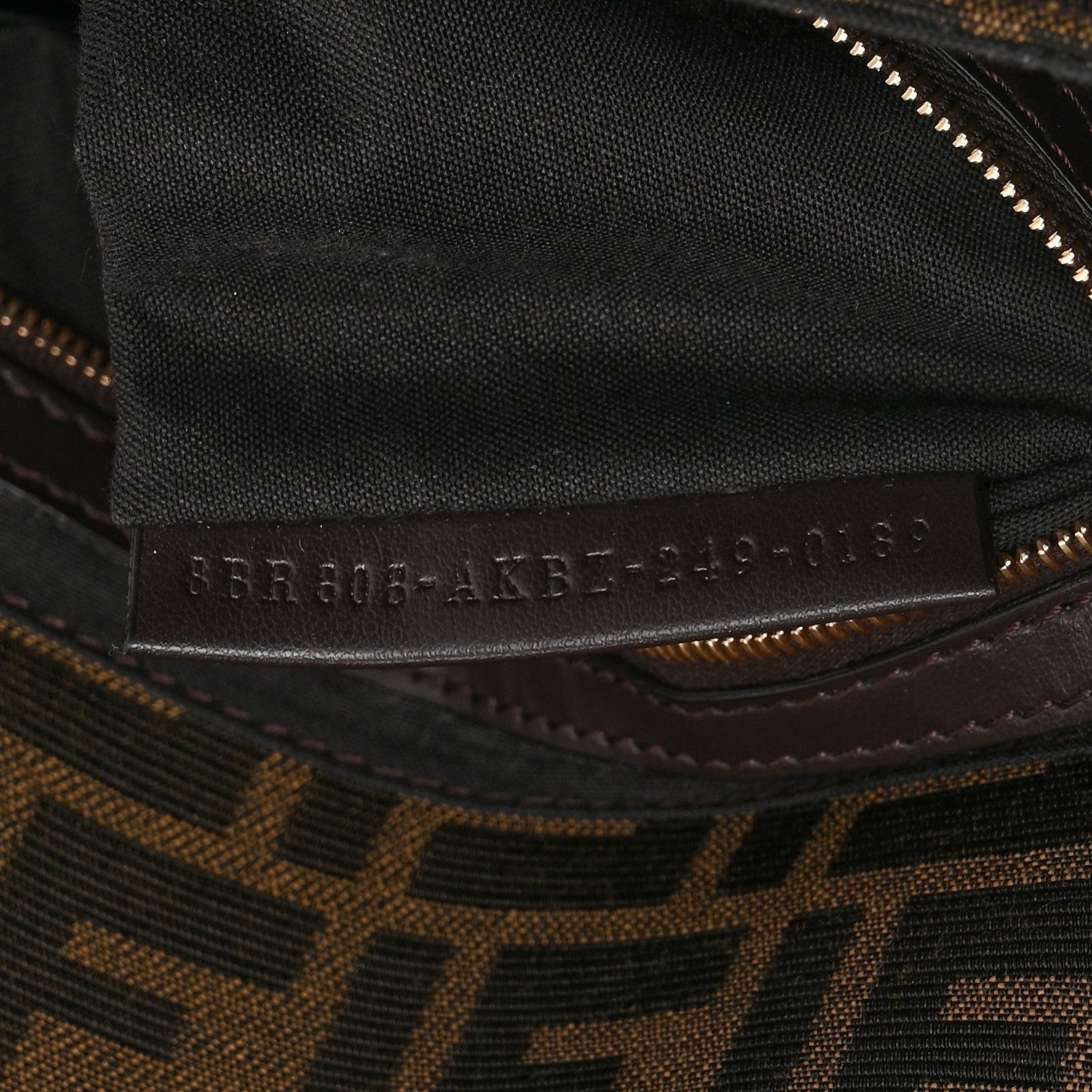 Fabric Jacquard FF 1974 Multipocket Baguette Tobacco Moro