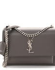 Calfskin Medium Monogram Sunset Fog