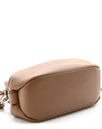 Supple Lambskin Bow Pouch Camel