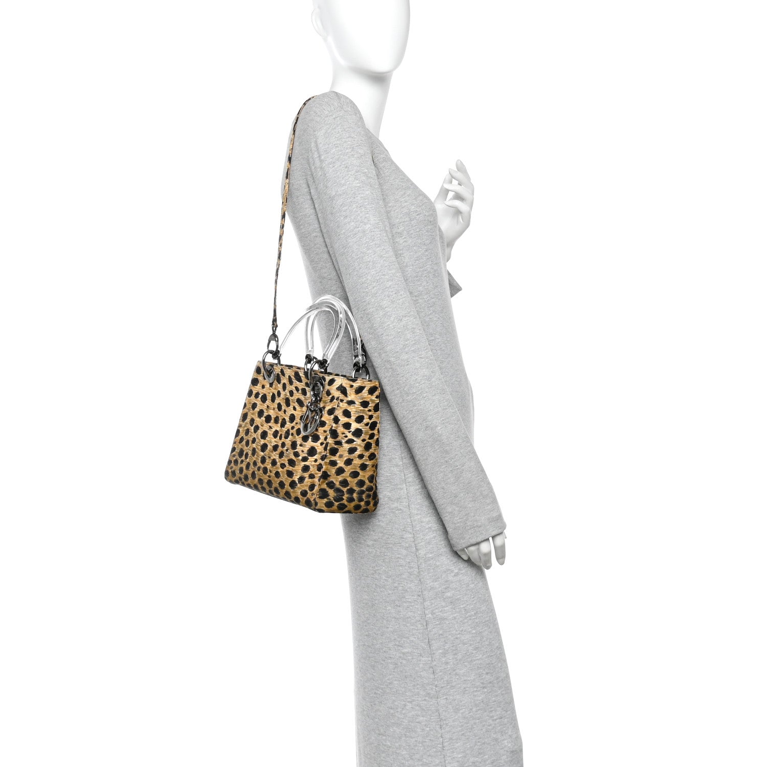 Canvas Leopard Print Medium Lady D1OR
