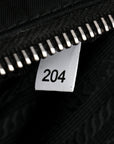 Nylon Tessuto Impuntu Quilted Tote Black