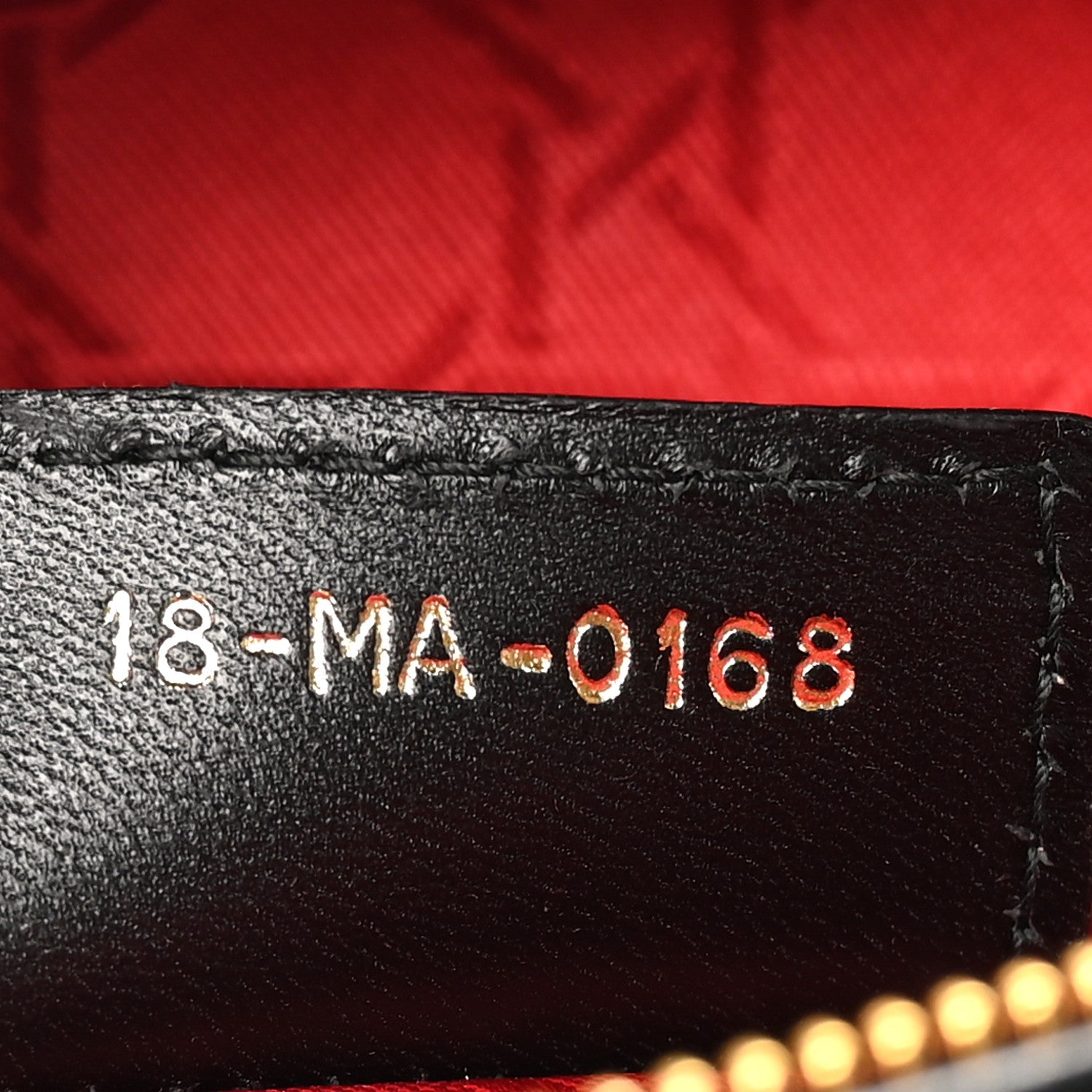 Lambskin Cannage Large Lady D1OR Black