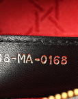 Lambskin Cannage Large Lady D1OR Black