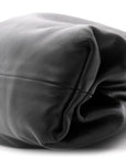 Smooth Butter Calf The Pouch Oversized Clutch Black