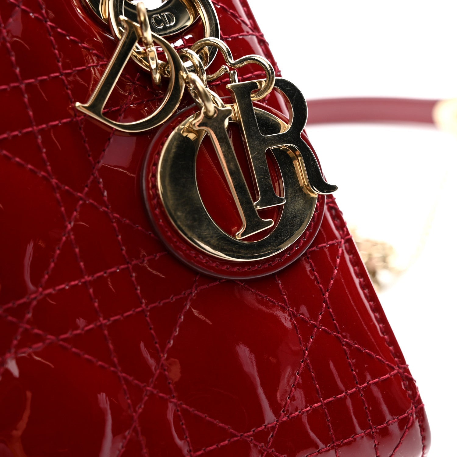 Patent Cannage Mini Lady D1OR Red