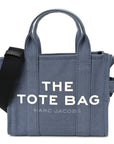 Cotton Canvas Small The Traveler Tote Bag Blue