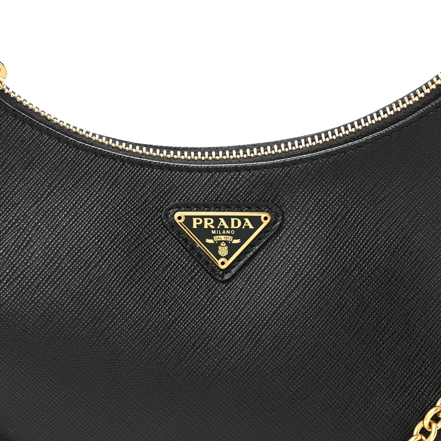 Saffiano Lux Re-Edition 2005 Shoulder Bag Black