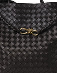 Nappa Intrecciato Large Andiamo Shoulder Bag Fondant