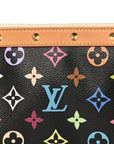 Monogram Multicolor Pochette Accessories Black
