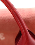 Canvas Medium Deauville Tote Red