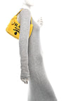 Terry Cloth Mini Re-Edition 2000 Bag Giallo Black