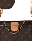 Monogram Multi Pochette Accessories Rose Clair