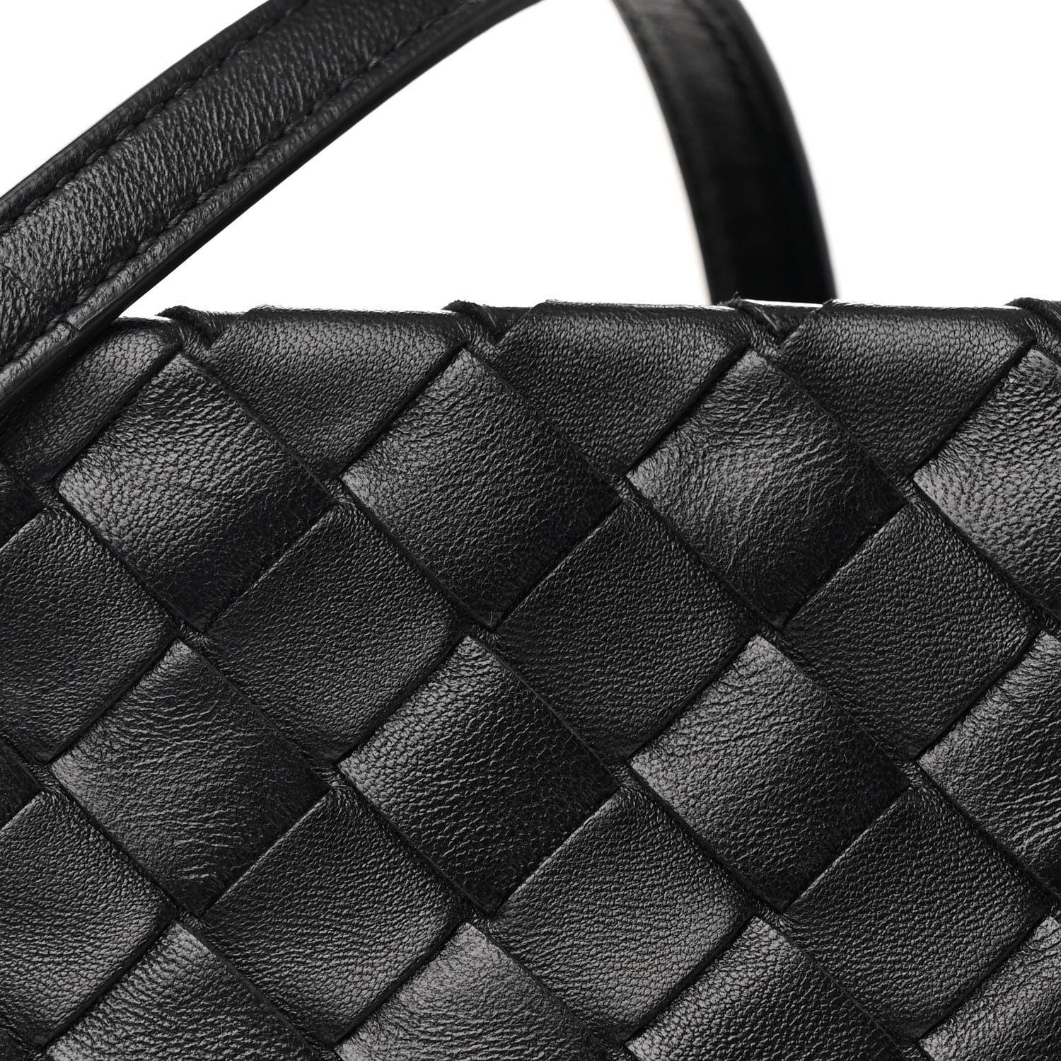 Nappa Intrecciato Small Tote Black