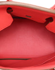 Togo BIRKIN 35 Rouge Pivoine