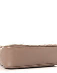 Calfskin Matelasse Small GG Marmont Chain Shoulder Bag Porcelain Rose