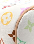 LV x TM Monogram Multicolor Neverfull MM White