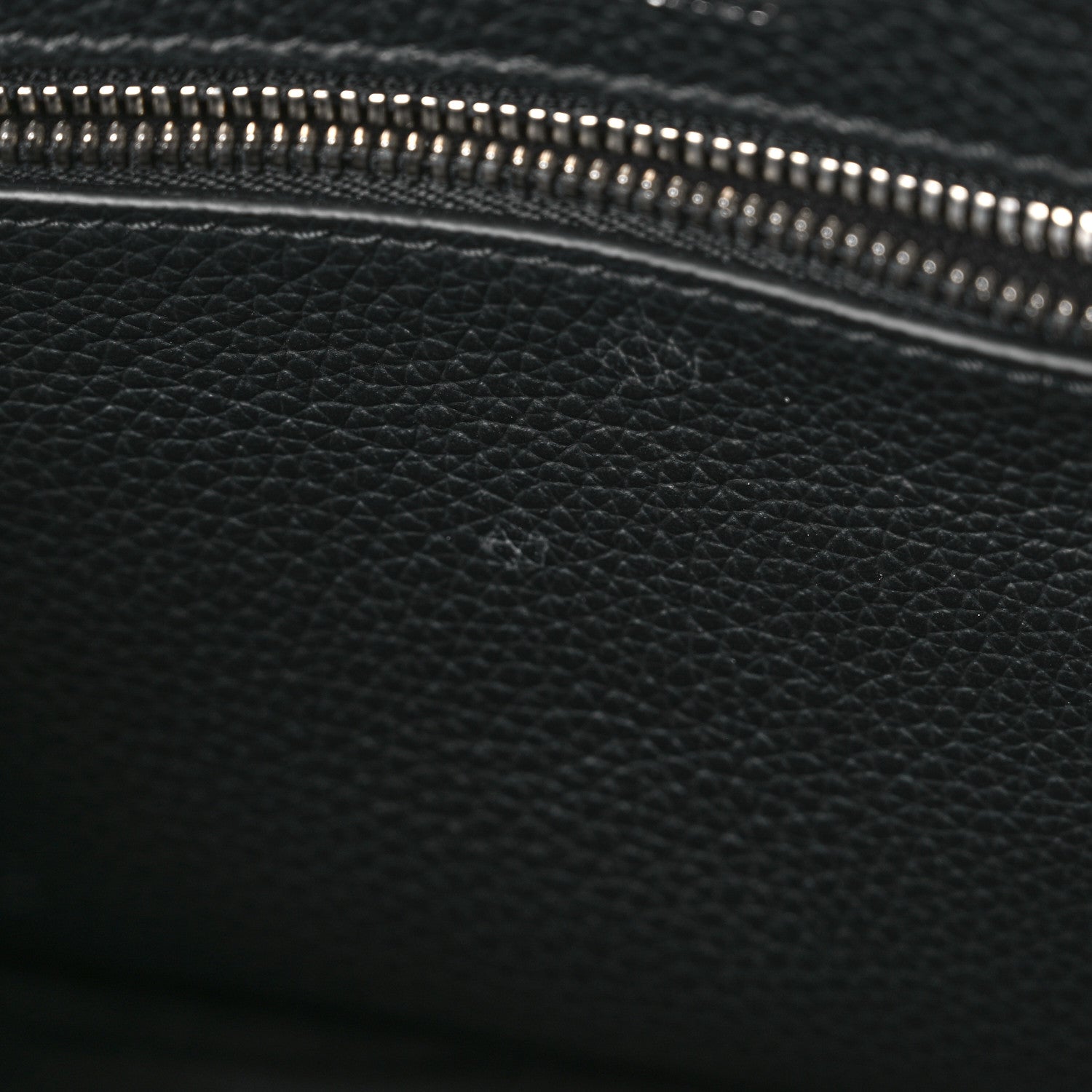 Grained Calfskin Mini 2.0 Everyday North South Shoulder Tote Bag Black