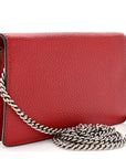 Calfskin Super Mini Dionysus Shoulder Bag Hibiscus Red