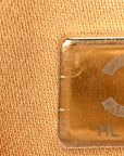 Suede Quilted Small CHNL 25 Handbag Beige