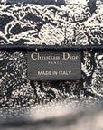 Canvas Embroidered Small D1ORiviera Toile De Jouy Book Tote Blue