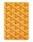 Goyardine Passport Wallet Yellow