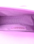 Lambskin Chevron Quilted Small Boy Flap Purple