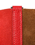Taurillon Clemence Casaque Picotin Lock 22 MM Gold Rouge De Coeur