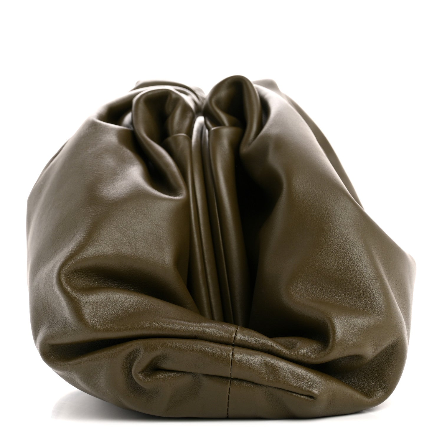 Smooth Butter Calf The Pouch Oversized Clutch Mustard