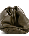 Smooth Butter Calf The Pouch Oversized Clutch Mustard