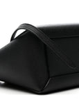 Grained Calfskin Nano Belt Bag Black