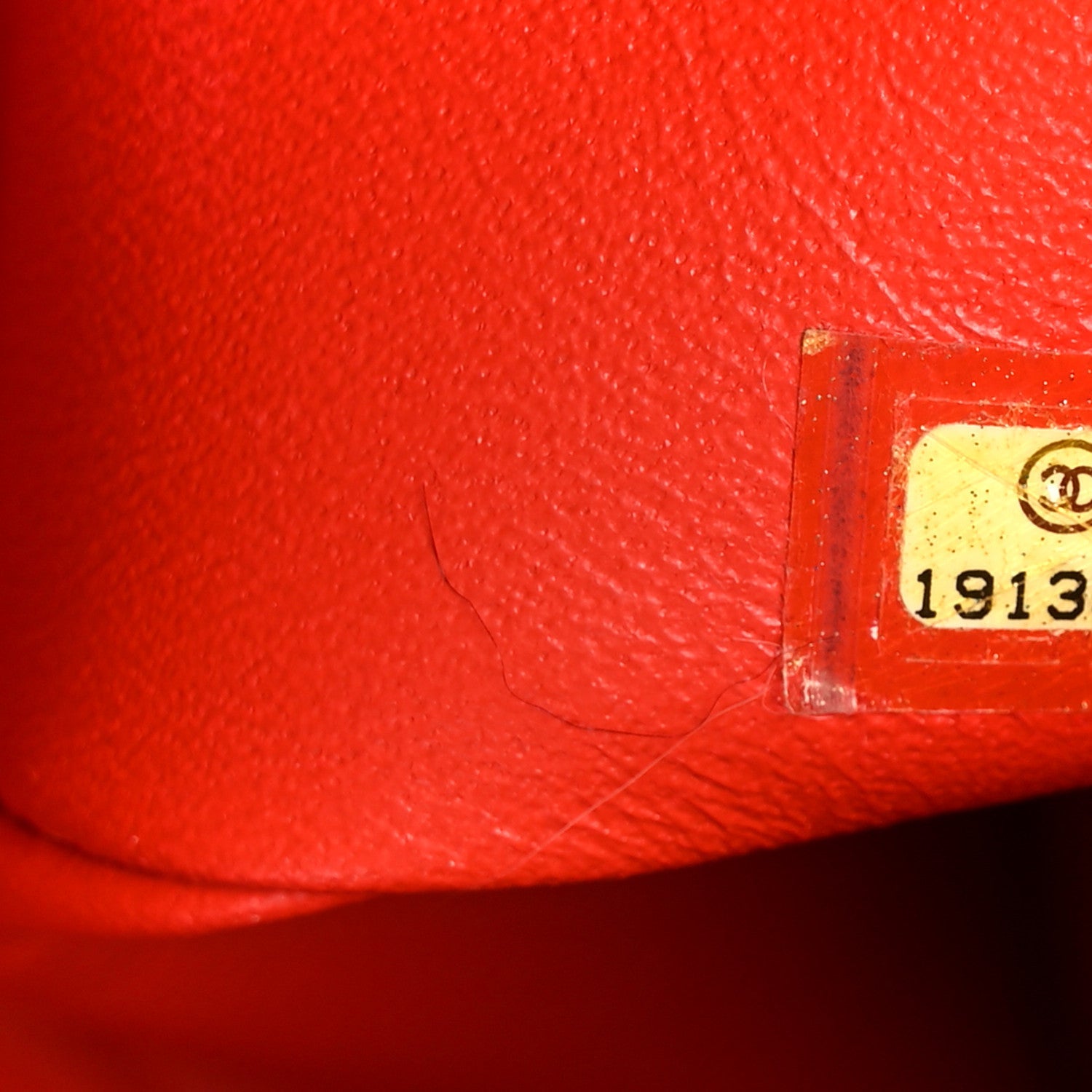 Patent Quilted Jumbo Double Flap Red