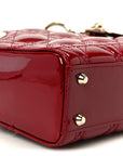 Patent Cannage Mini Lady D1OR Red