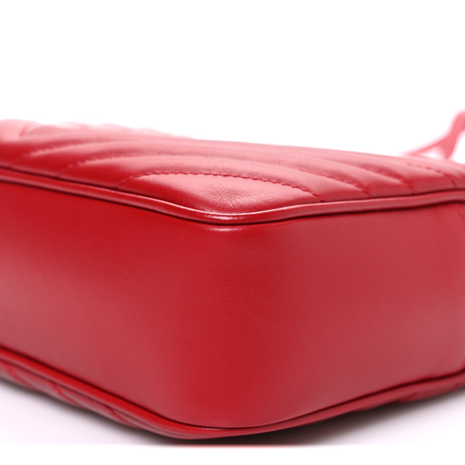 Calfskin Matelasse Monogram Lou Camera Bag Rouge Eros