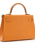 Chevre Chamkila Mini Kelly Sellier 20 Jaune D'or